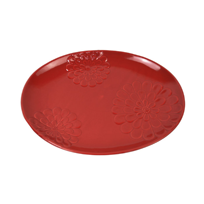 Bungalow Rose Ceramic Platter & Reviews Wayfair